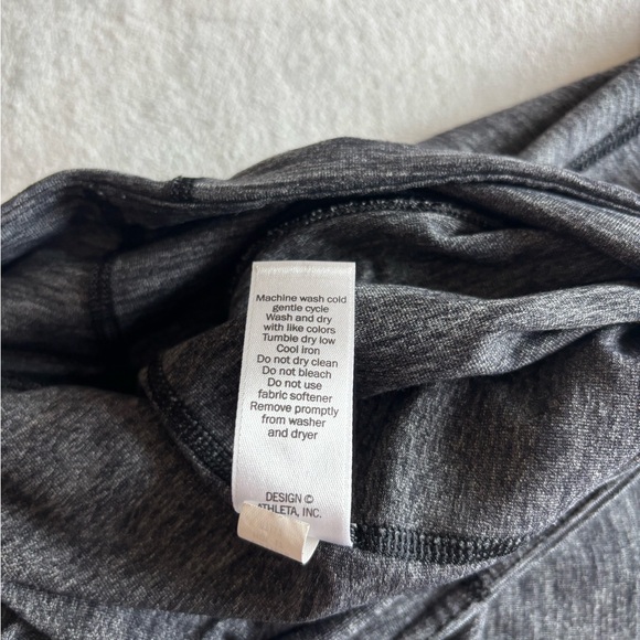 Athleta Leggings Charcoal Gray Sport Comfy Activewear Size S - Picture 11 of 11